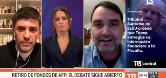Sigue el debate sobre el retiro de fondos de las AFP, en Chile